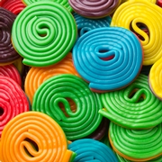 Assorted Colorful Spirals - 2.2 LB Bag