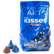 Dark Blue Hershey's Kisses - 17.6oz Bag