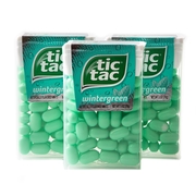 Tic Tac Wintergreen Mint Candy Dispensers - 12CT
