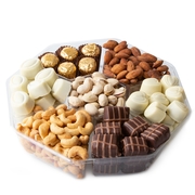 7 Section Premium Non-Dairy Chocolate - 2LB Gift Platter