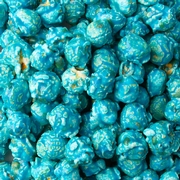Blue Candy Coated Popcorn - Blue Raspberry