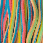 Zweet Filled Sour Ropes - Rainbow - 10oz Box