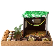 Sukkot Chocolate Sukkah Cork Gift Basket