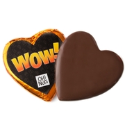 'Wow' Chocolate Messgage Heart