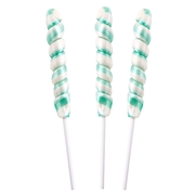 Mini Turquoise & White Unicorn Lollipops - 24CT