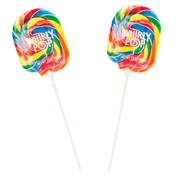 Whirly Pop Paddle Rainbow Lollipops - 24CT Display Box
