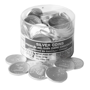 Nut-Free Dark Chocolate Coins - 70CT Tub
