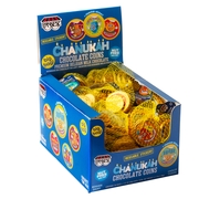Nut-Free Dairy Chanukkah Chocolate Big Bag Coins Reusable Stickers