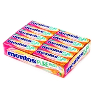 Mentos Sugar Free Two Layers Gum - Orange Raspberry