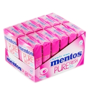 Mentos Sugar Free Pure Fresh Gum - Fruit Mint - 12CT