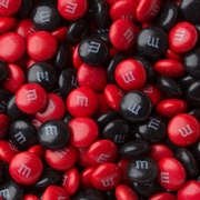 Red & Black M&M's Chocolate Candy