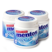 Mentos White Sugar Free Sweet Mint Gum - 6/70PC