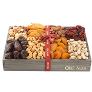 Wooden Dried Fruit & Nuts Line Up - Medium 12 Inch