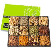 Holiday Gift Baskets, Mixed Nuts Gift Baskets 12 Variety Gift Baskets, Freshly Roasted Healthy Gift Box - Fathers Day - Oh! Nuts