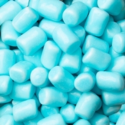 Blue Candy Coated Marshmallow Bites