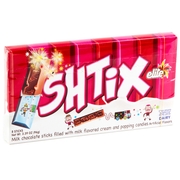 Elite Shtix With Milk Cream And Popping Rocks Feeling Chocolate Fingers - 8 PIECES