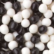 Sour Black & White Candy Balls Mix - 2 LB Bag