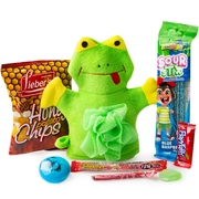 Camp Champ Frog Bath Scrubber Kids Gift Pack