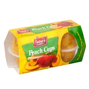 Passover peach Cups - 4 x 4oz Cups