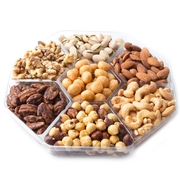 Passover 7 Section Nuts Platter