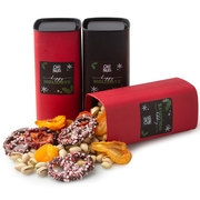Holiday Nuts, Dried Fruits & Pretzels Gift Boxes Duo