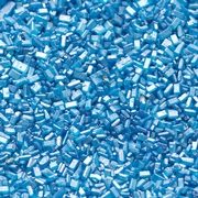 Sapphire Blue Sparkling Coarse Sugar Crystals - 11 oz Jar
