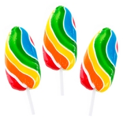 Rainbow Ice Lollipops - 50 CT