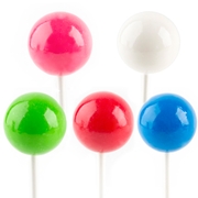 Giant Jawbreaker Lollipops - Assorted - 5CT