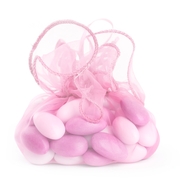 Baby Pink Organza Bags - 12 pk