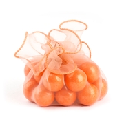 Orange Organza Bag - 12-Pack