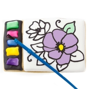 Brilliant All in One Paint a Cookie Kit- Flower