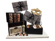 Purim 3 Teir Chocolate Nut Box Gift Basket - Israel Only