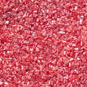 Ruby Red Sparkling Coarse Sugar Crystals - 11 oz Jar