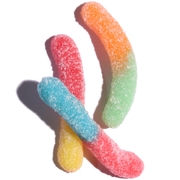 Sour Neon Gummy Inchworms
