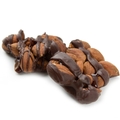Dark Chocolate Caramelized Almond Clusters