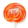 10 oz Orange Swirl Whirly Pops - 17 Inches