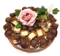 Round Chocolate Platter - Israel Only 