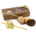 2-Pc. Chocolate Dipped Honey Cookie Gift Box