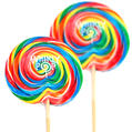 3 oz Rainbow Swirl Whirly Pop - 10-Inches