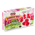 Jungle Mix 3-Dees Fruit Snacks - Raspberry - 6CT Box