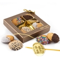 4-Pc. Chocolate Dipped Honey Cookie Gift Box