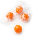 Wrapped Orange Gumballs - 3.64 LB Bag