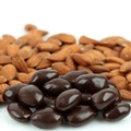 Wholesale Dark Chocolate & Sesame Brittle Almonds -  10 LB Case