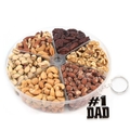 Fathers Day 6-Section Assorted Nut Platter