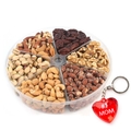 Mother's Day 6-Section Assorted Nut Platter