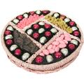 Pink Wicker Gift Tray
