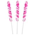 Mini Hot Pink & White Unicorn Lollipops - 24CT