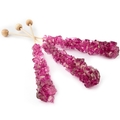 Large Unwrapped Purple Rock Candy Crystal Sticks - Blueberry