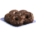 Chanuka Chocolate Dipped Donuts - 6CT Box