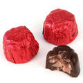 Passover Foiled Cherry Chocolate Truffles - 18 Pc.